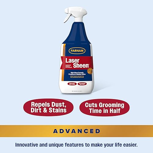 Miniatura 6 de Farnam Laser Sheen Dazzling Shine & Detangler Spray 32 onzas
