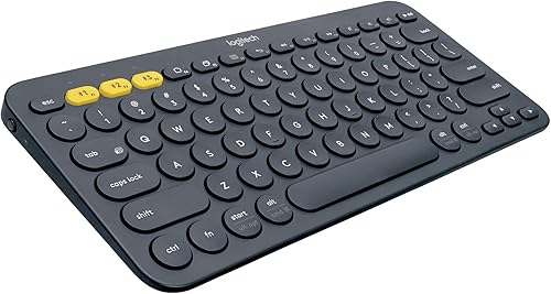 Miniatura 3 de Logitech Teclado Bluetooth multidispositivo K380 con control FLOW Cross-Computer y fácil de cambiar hasta 3 dispositivos - Gris oscuro (renovado)