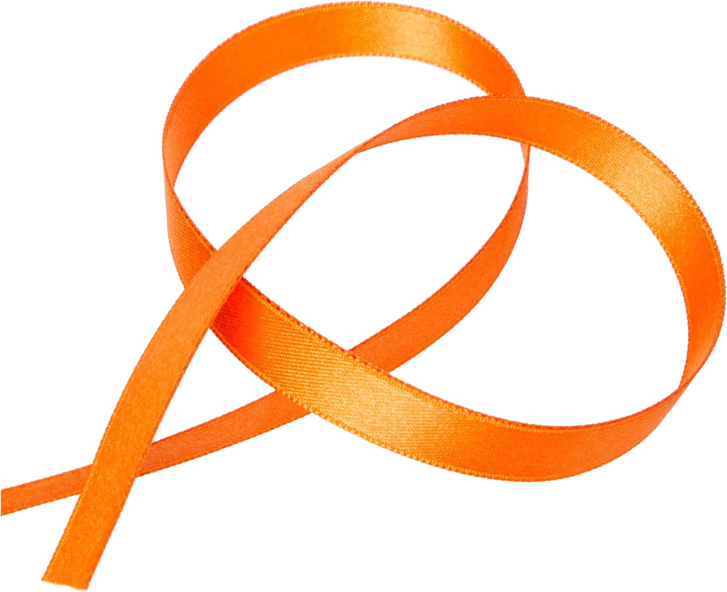 ELEGANZA Double Faced Satin 10mm x 20m Orange No.04