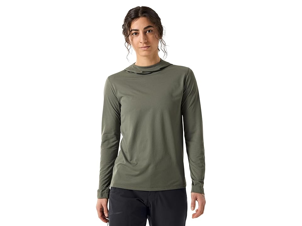 Arc'teryx Taema Hoodie (Forage Heather) Women's Sweatshirt