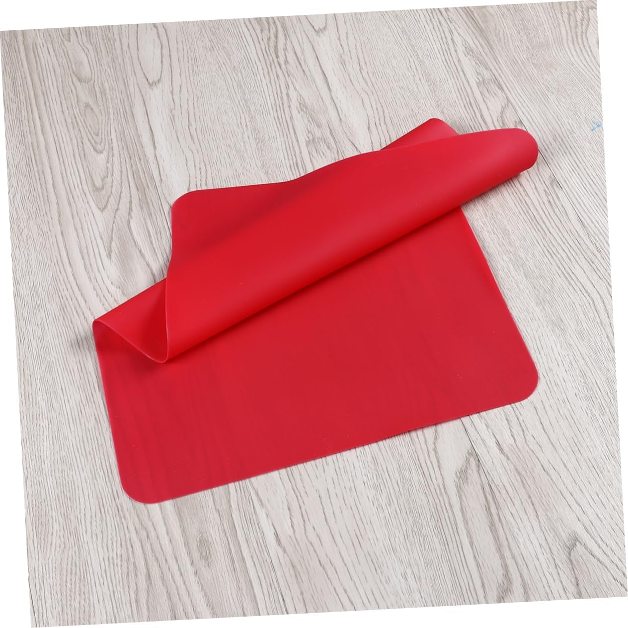 KICHOUSE Heat Resistant Cup and Bowl Mat Anti-Slip Insulation Pad for Kitchen and Dining Use Red