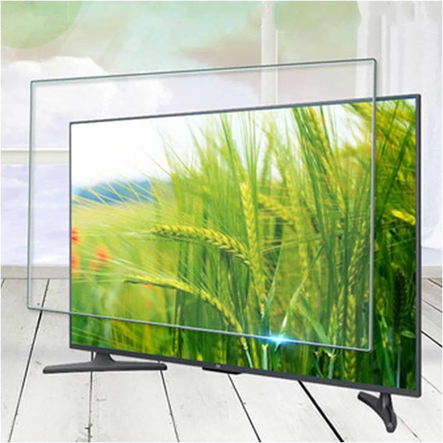 液晶保護フィルム LCD TV画面保護フィルムアンチグレア/ブルーフィルターフィルム反射防止率最大90％ 目の疲れを軽減 (Colo