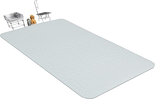 Miniatura 43 de Seagull Cómodo tapete de aseo para mascotas, tapete de aseo para mascotas, tapete de aseo para perros en casa, tapete de aseo para perros, tapete