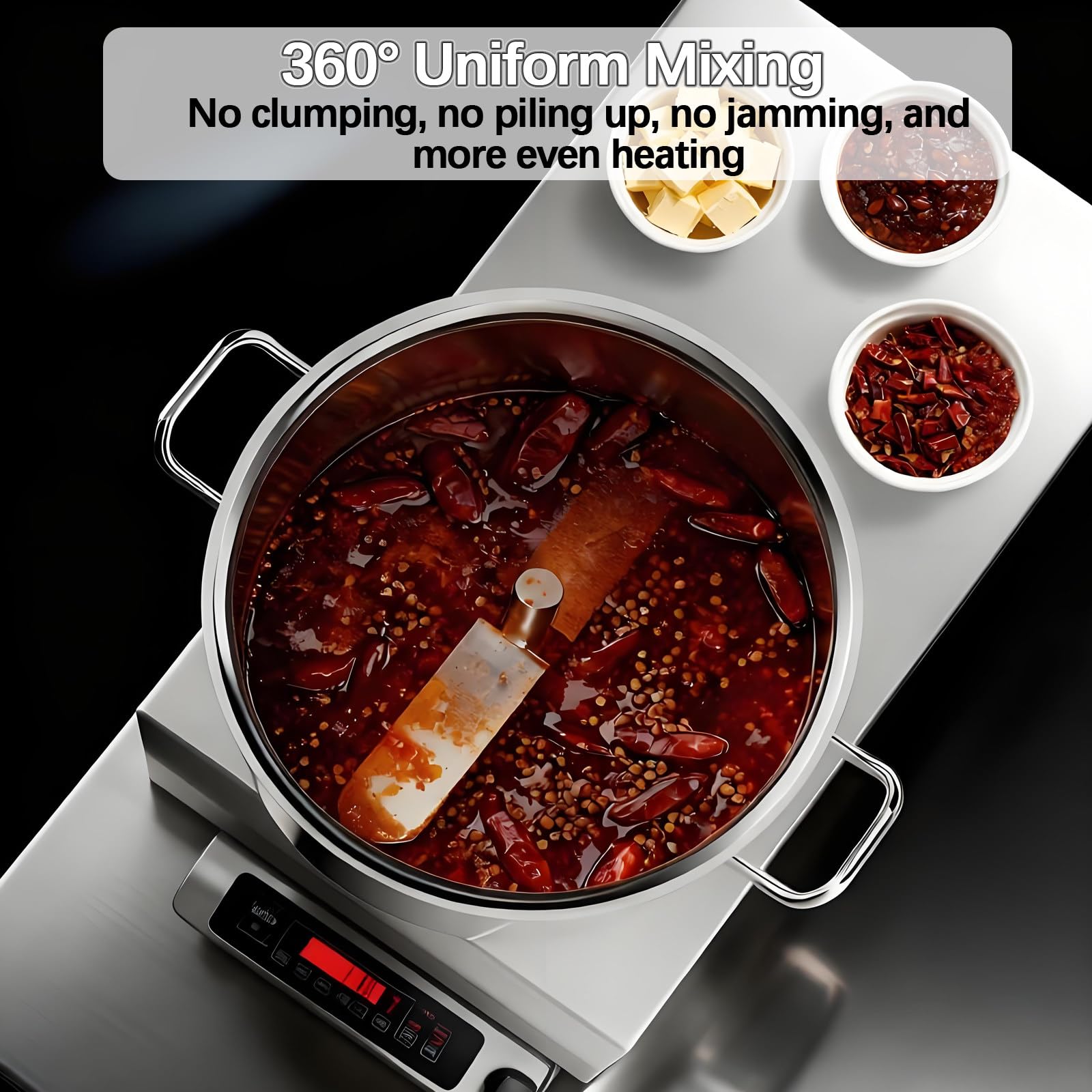Máquina Mezcladora Comercial para Cocinar Salsas 30kg