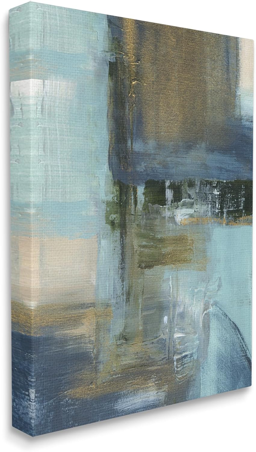 Stupell Industries Abstract Blue & Glam Canvas Wall Art by Susan Jill