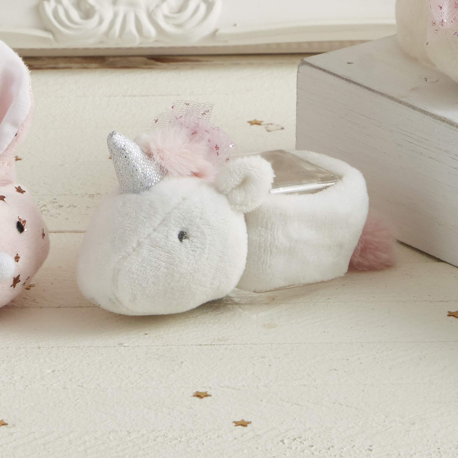 Hottest Sales Stephan Baby Boo-Bunnie Sparkle Friends Comfort Toy + Boo Cube, Unicorn