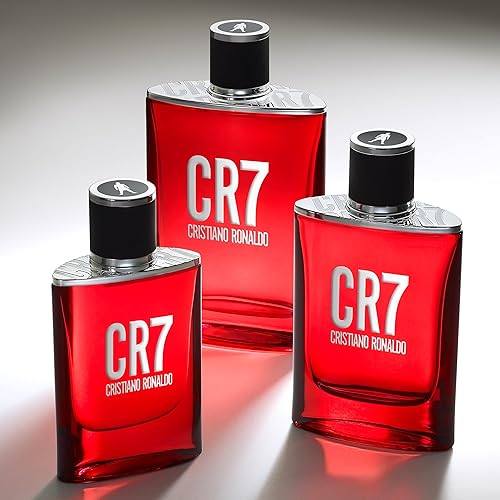 Miniatura 9 de Cristiano Ronaldo CR7 EDT Spray para hombres fragancia amaderada aromática de colonia con notas de lavanda bergamota sándalo y almizcle 34 onzas