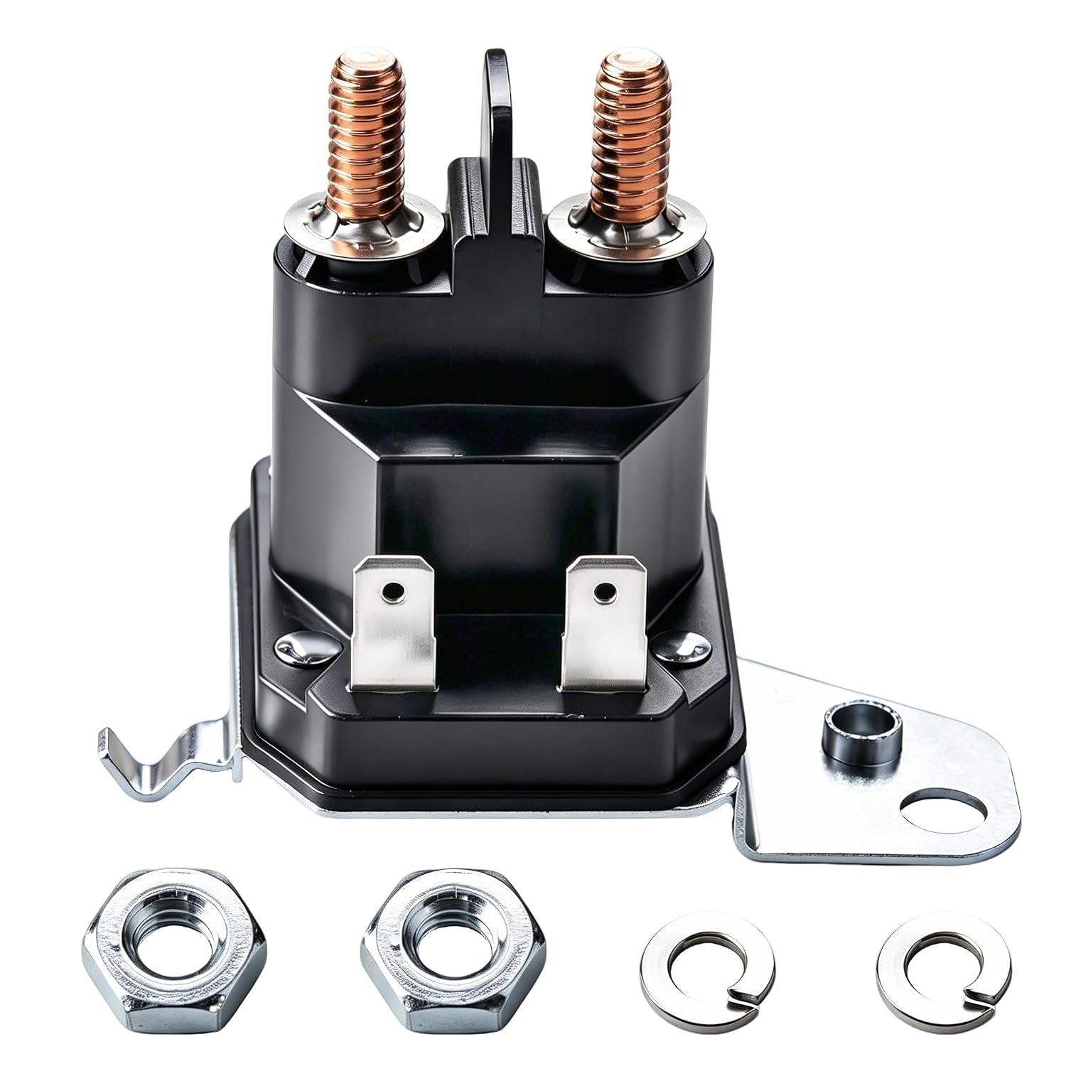 Gashwer 12V Starter Solenoid Relay Riding Lawn Mower Compatible with Cub Cadet XT1 XT2 Enduro RZT LT1 ZT1 ZT2 MTD Troy-Bilt Craftsman Yard Man Machines Zero Turn 725-06153A 725-06153
