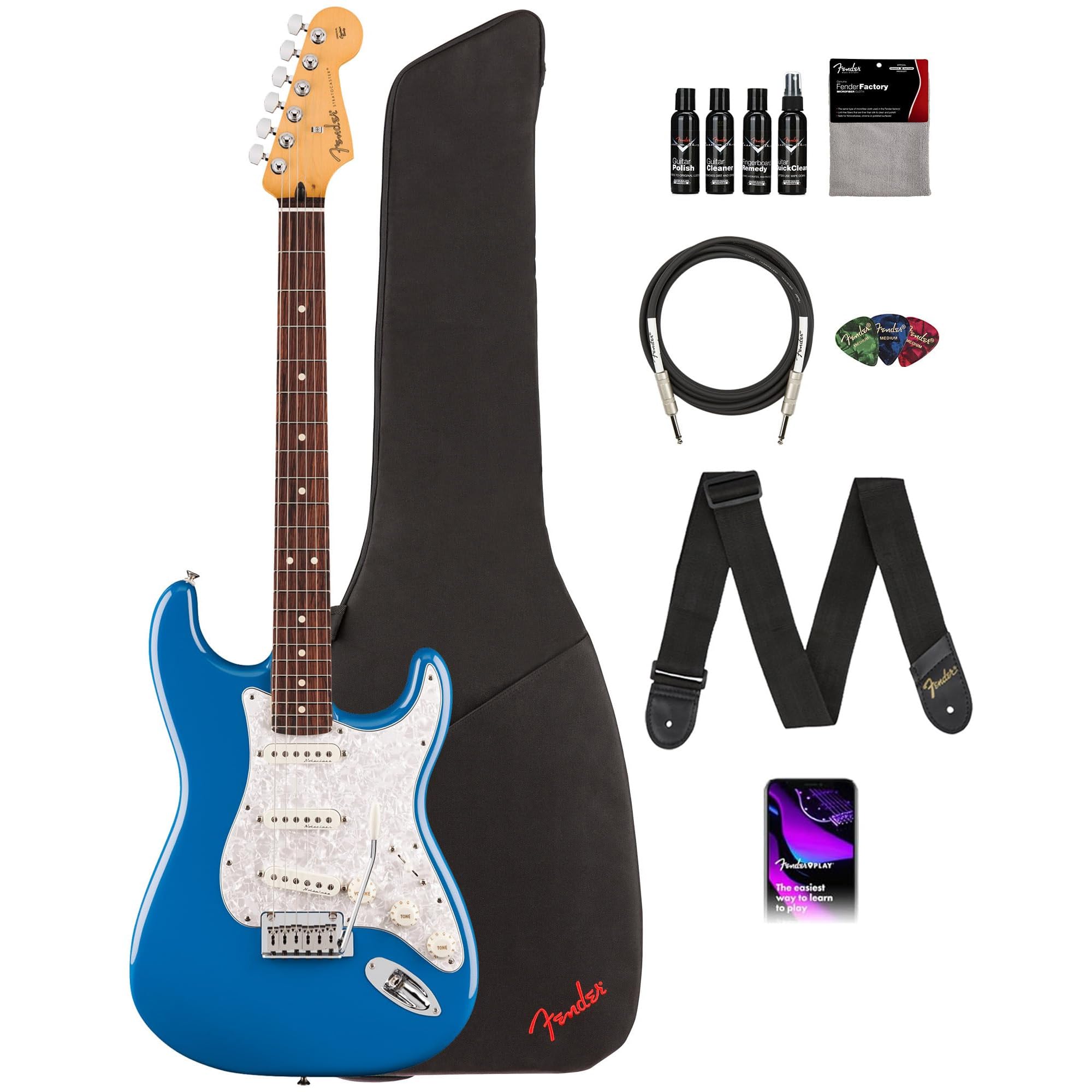Amazon.com: Fender Player II Modified Stratocaster - Electric Blue