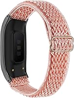 Vista 10 de Nigaee Correas de cuero genuino y bandas elásticas de nailon compatibles con Samsung Galaxy Fit2, correas deportivas suaves y transpirables