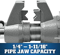 Vista 6 de Morsa de banco multiuso Wilton, 4-1/2" de ancho, 4-1/4" de apertura máxima de la mordaza, 2-1/4" de garganta (Modelo 450P)