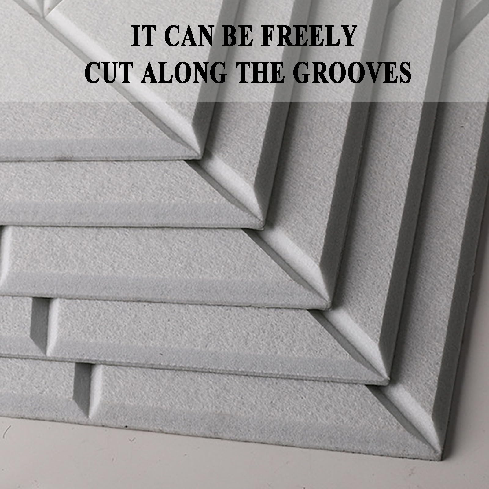 Paneles Acústicos Autoadhesivos Lote de 12, Paneles Acústicos Cuadrados Absorción de Sonido para Acondicionamiento Acústico de Estudio de Grabación o Sala de Juegos y R(Size:30*30cm,Color:Gris claro)