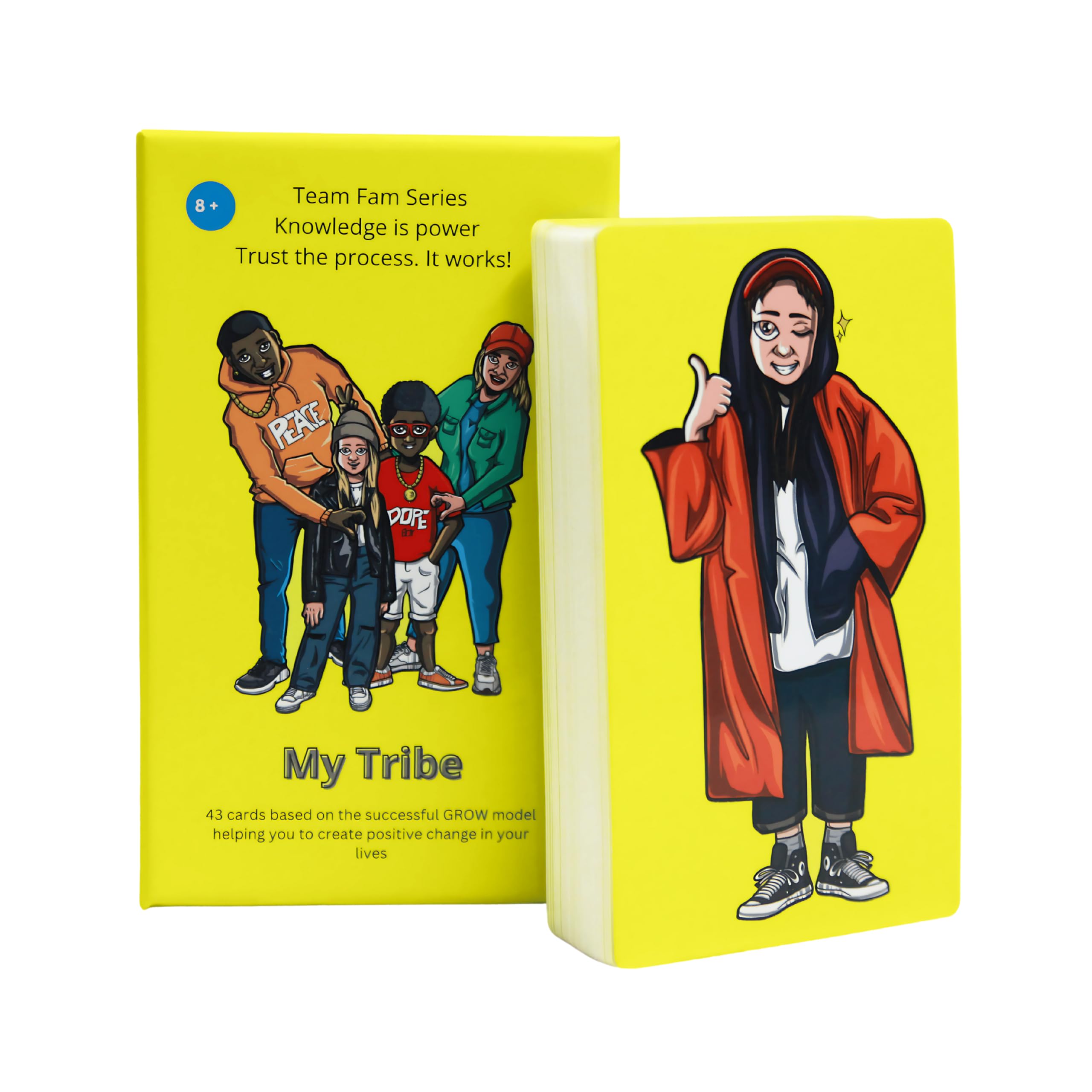 My Tribe! Coaching Cards  Strengthen Family Bonds & Togetherness | Fun & Meaningful Conversations for a Connected & Supportive Family