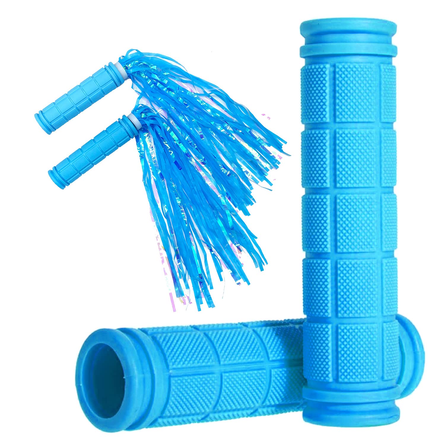 Poignées De Guidon De Vélo Avec Pompons, Antidérapantes Et