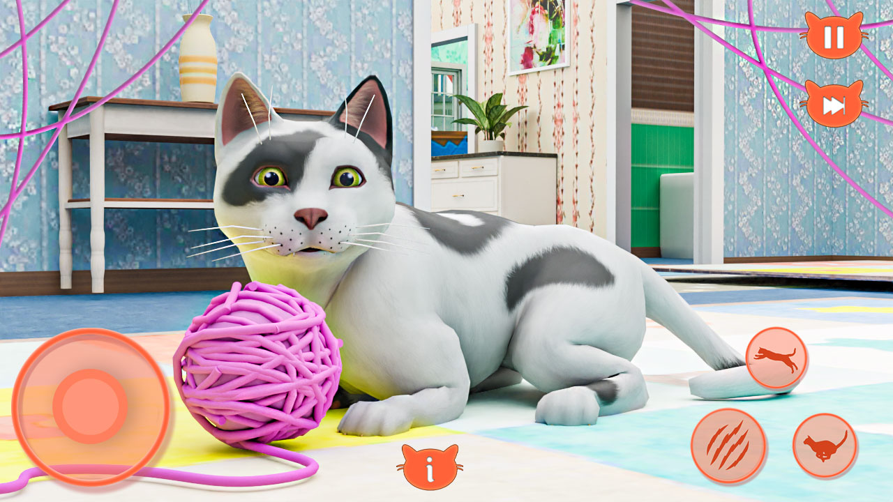 My Cat Game – Cute Cat And Dog Simulator Pet Free Game For Kids:Amazon ...