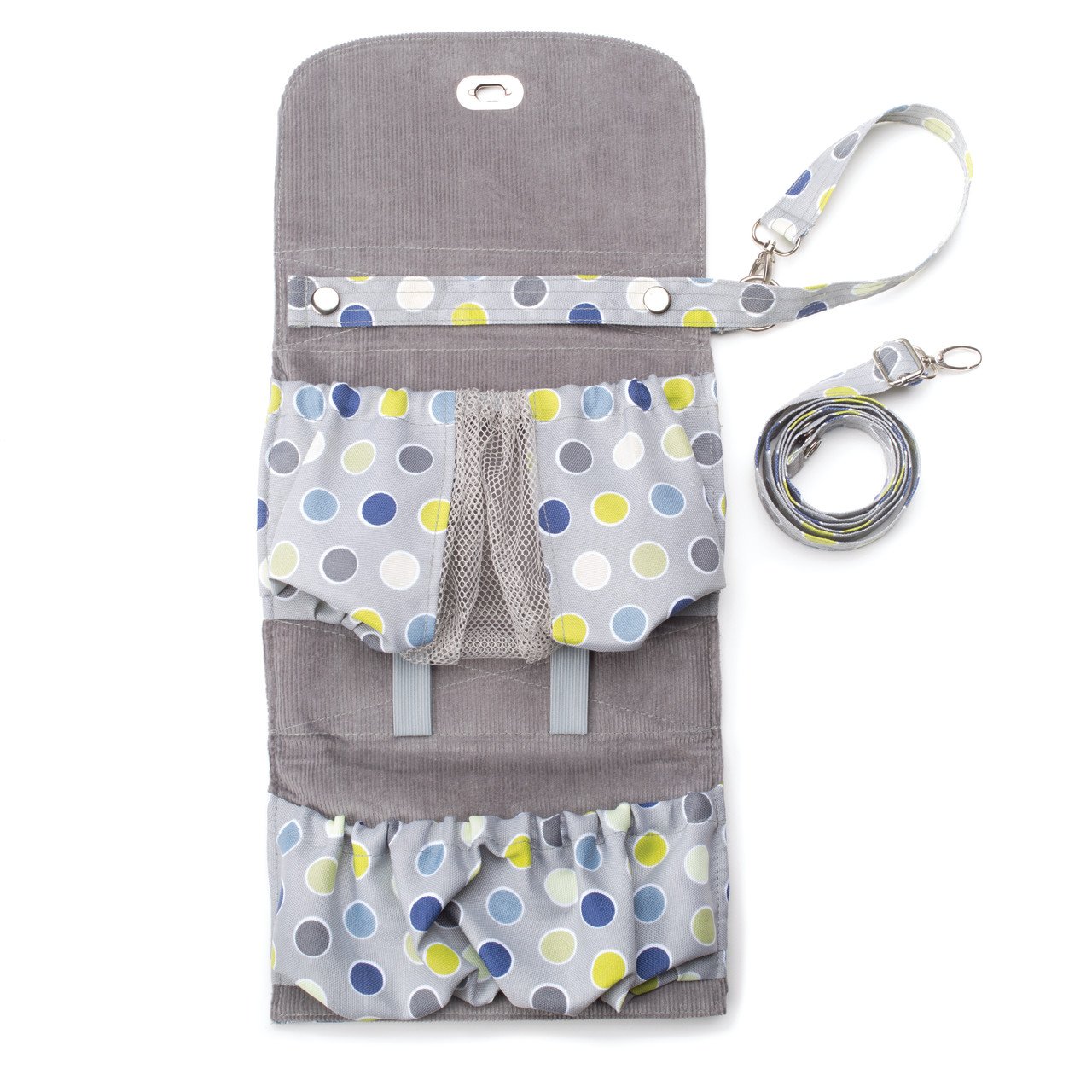 DEMDACO Lillybit Diaper Clutch, Quilted