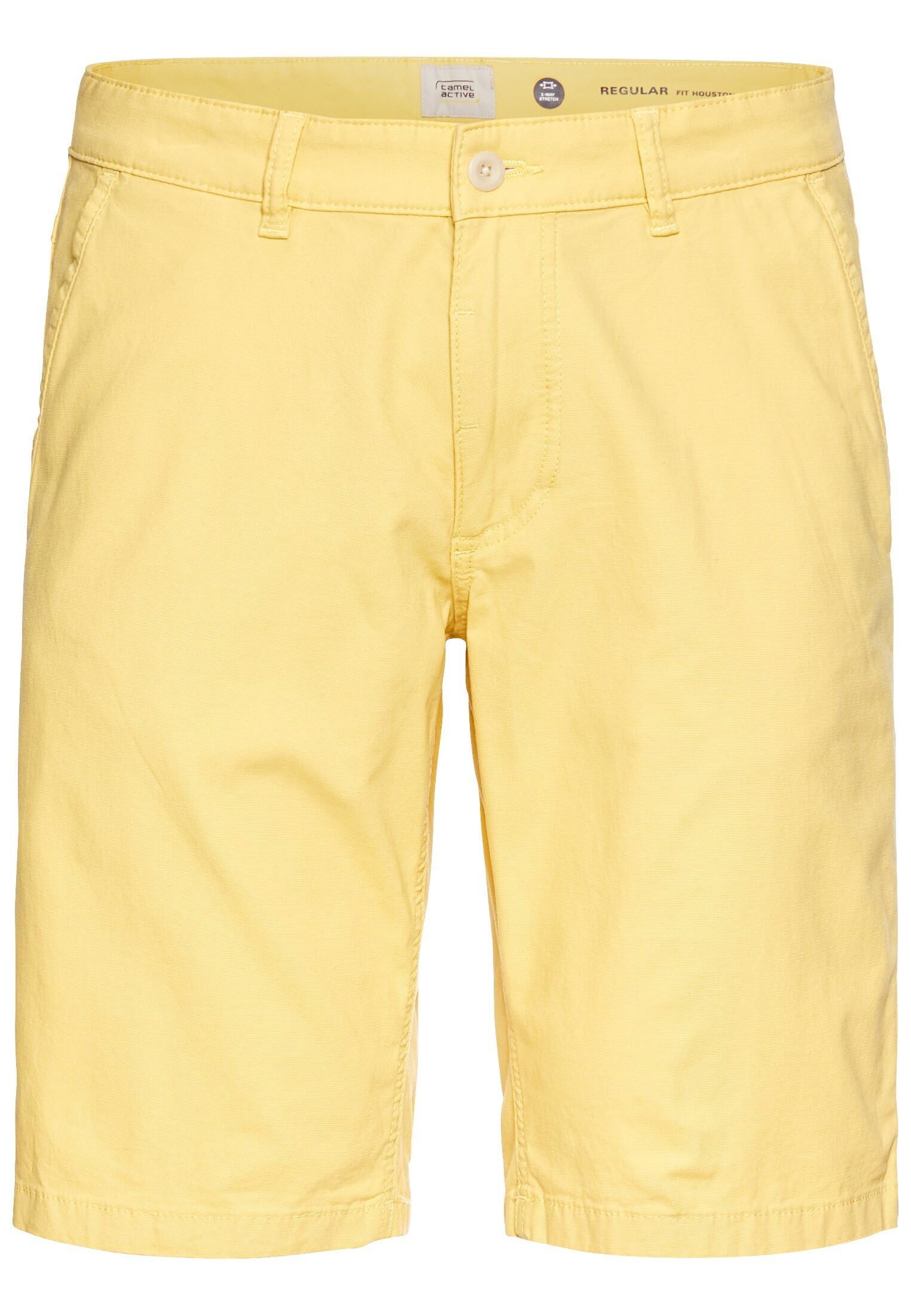 camel active Herren Chinoshorts aus Baumwolle mit Stretch
