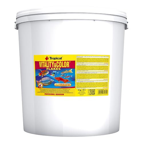 Vitality&Color 21L / 4kg - Alimento Que asegura vitalidad y realza el Color de Todos los Peces Ornamentales