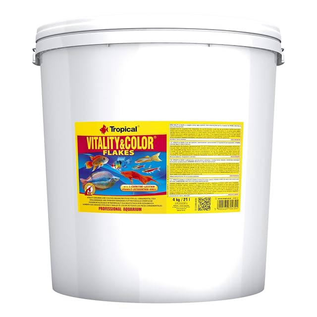 Vitality&Color 21L / 4kg - Alimento Que asegura vitalidad y realza el Color de Todos los Peces Ornamentales