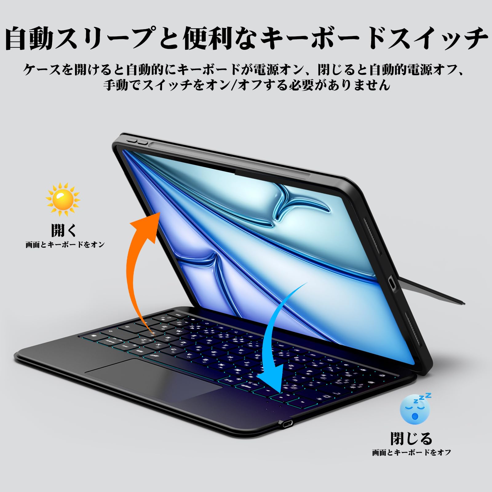 Amazon.co.jp: Bettdow 【新設計-スマート接続】 マジックキーボード
