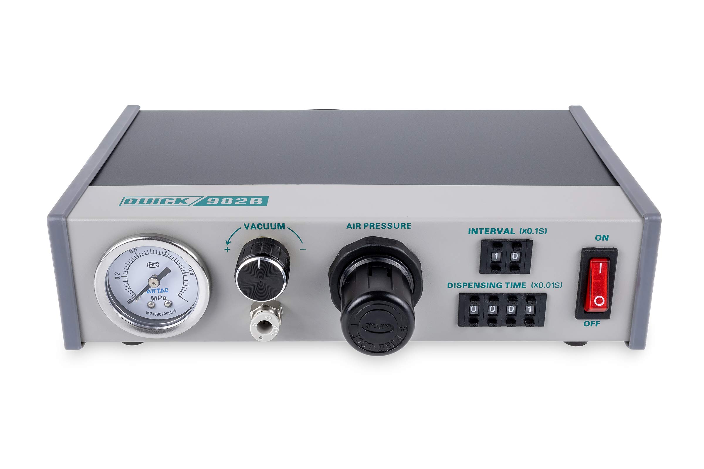 QUICK QU982B Hand-Dispenser für industriellen Einsatz komplettes Starter-KIT mit 10cc & 30cc Kartuschen