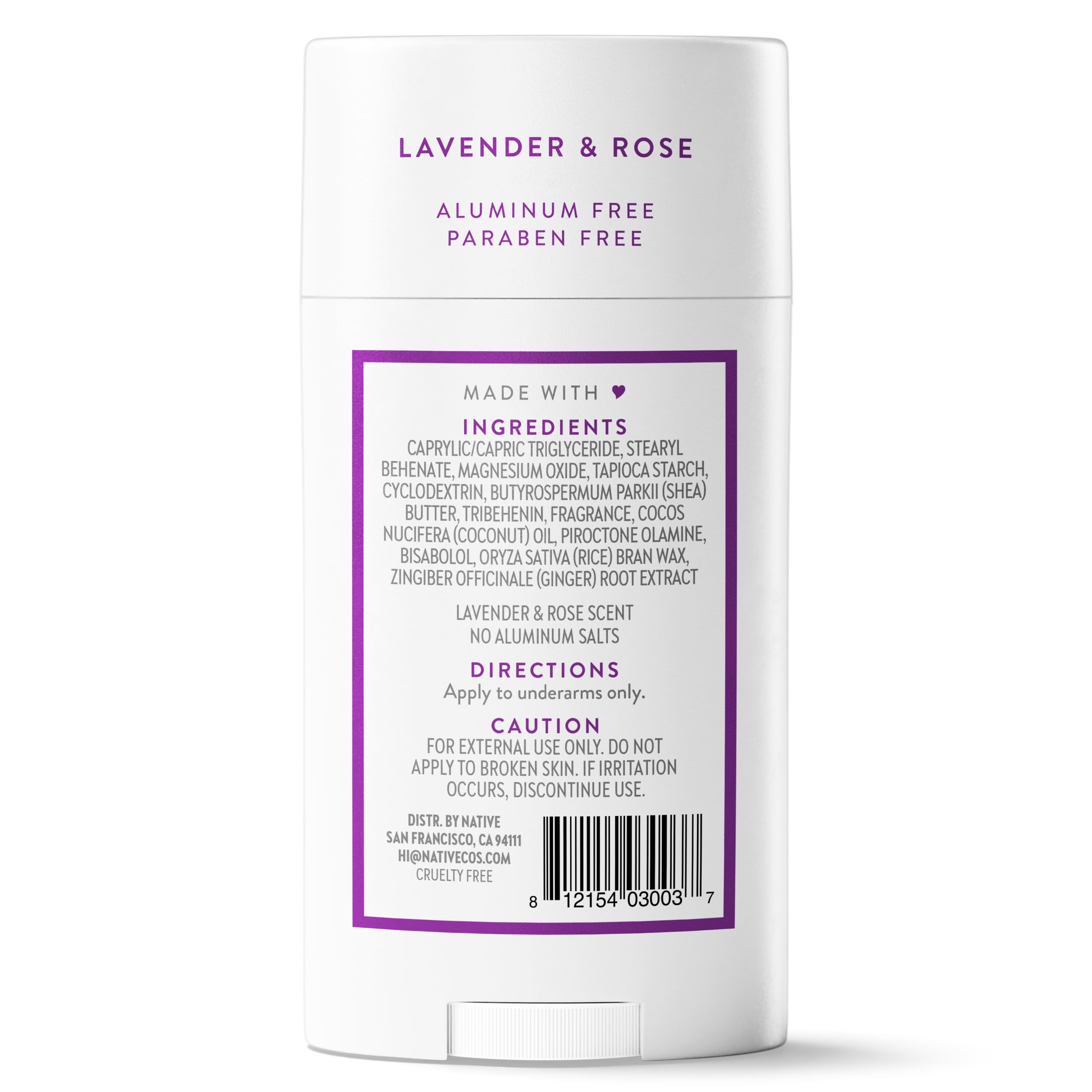 Native Aluminum-Free Deodorant with 72-Hour Odor Control
