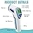 Amplim Digital Forehead Thermometer for Kids, Adults, and Babies - Touchless, Non-Contact Fever Thermometer with Temporal Head Function - No-Touch Thermometer for Accurate Temperature