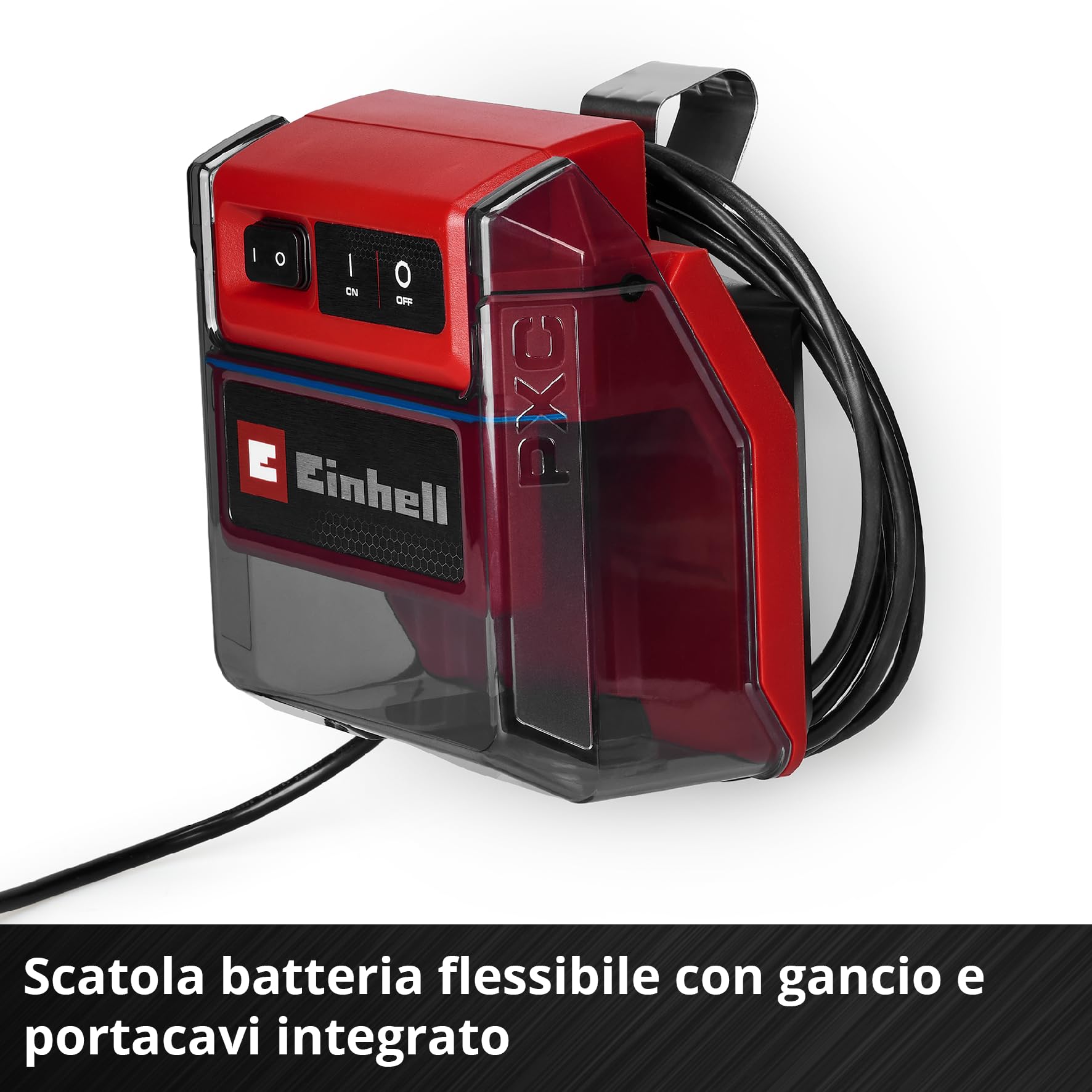 Einhell Pompa per acque chiare GE-PP 36 RB-A Li-Solo Power X-Change (36 V, pressione mandata 3 bar, portata 4500 l/h, altezza mandata max. 30 m, pompa 2 in 1, incl. collo di cigno, senza batteria)