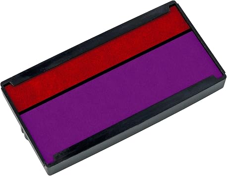 Replacement Pad for InkMark Professional Self-Inking Stamp - Large - Custom Positioning Top and Bottom 1 - Many Color Combinations to Choose from!