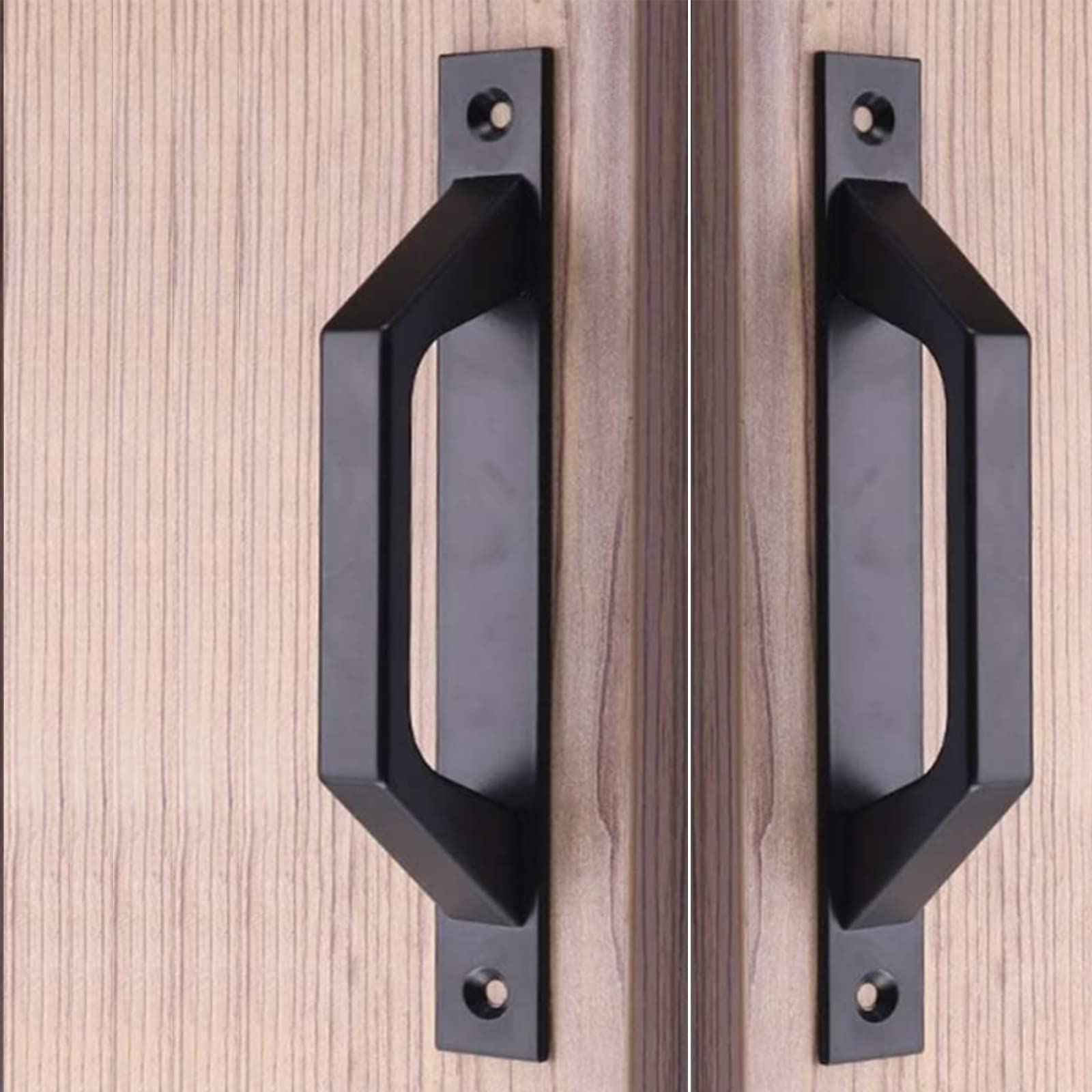 Sliding Barn Door Handles - 4 Pack Carbon Steel -5 Sliding Barn Door Handles - 4 Pack Carbon Steel -5