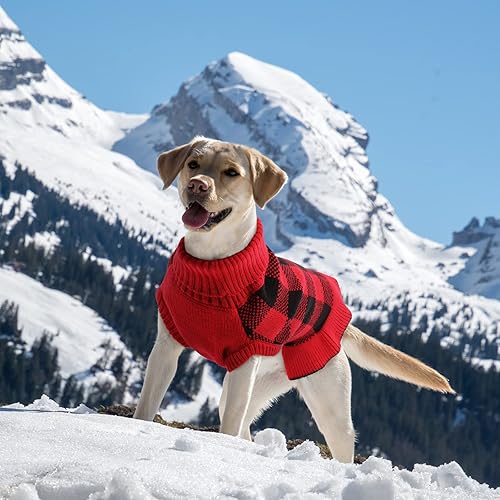 Miniatura 5 de QBLEEV Suéteres para perros pequeños, suéter para perro, suéter para cachorros, suéteres de Navidad para perro, suéteres cálidos de invierno de