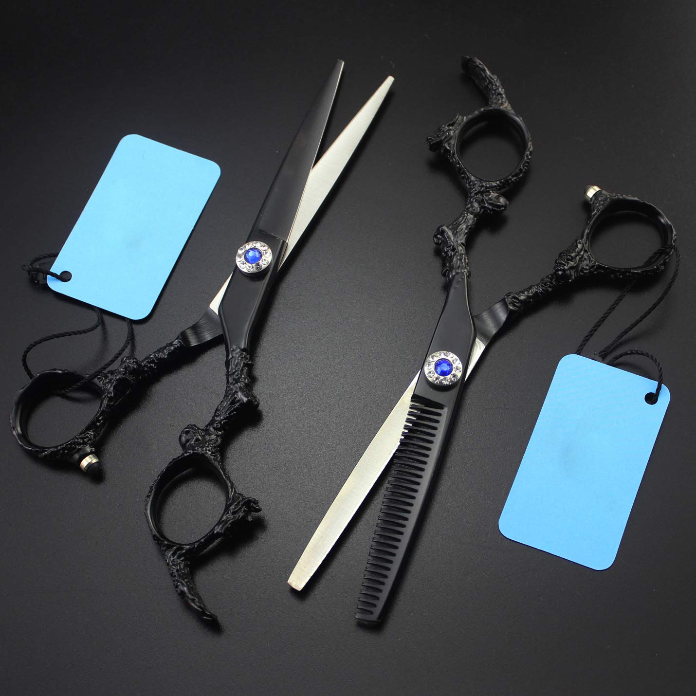 Parrucchiere Forbici Set, Acciaio Inossidabile Sharp Diradamento Dei Capelli Cesoie Professionali Del Barbiere Cesoie Kit Per Gli Uomini Donne Pet Salon O Uso