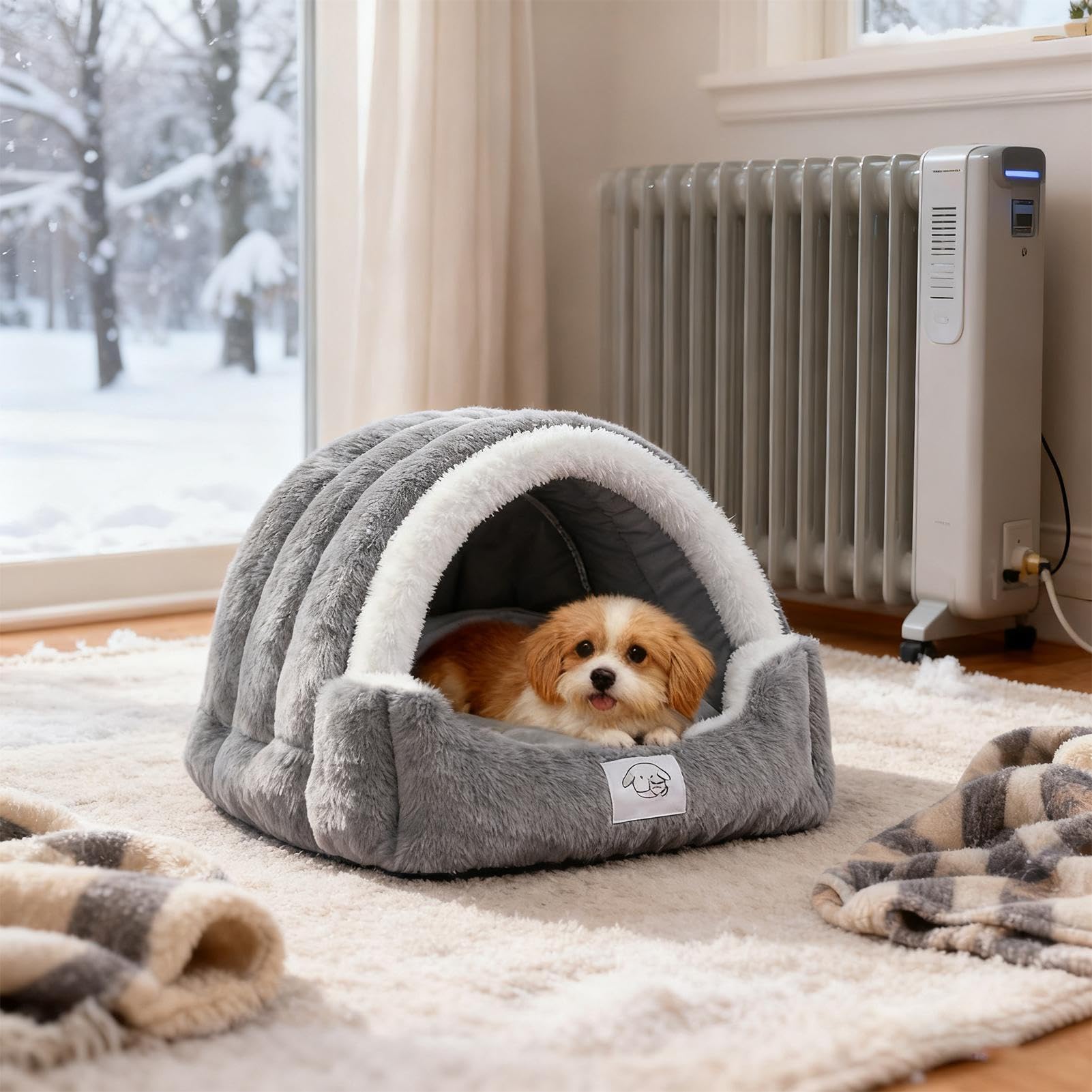 Cuccia Per Gatti Tenda Rilassante Per Il Sonno Degli Animali Domestici Con | Tenda Casa per Gatti Per Soggiorno, Esterno, Patio, Balcone, Casa, Camera Da