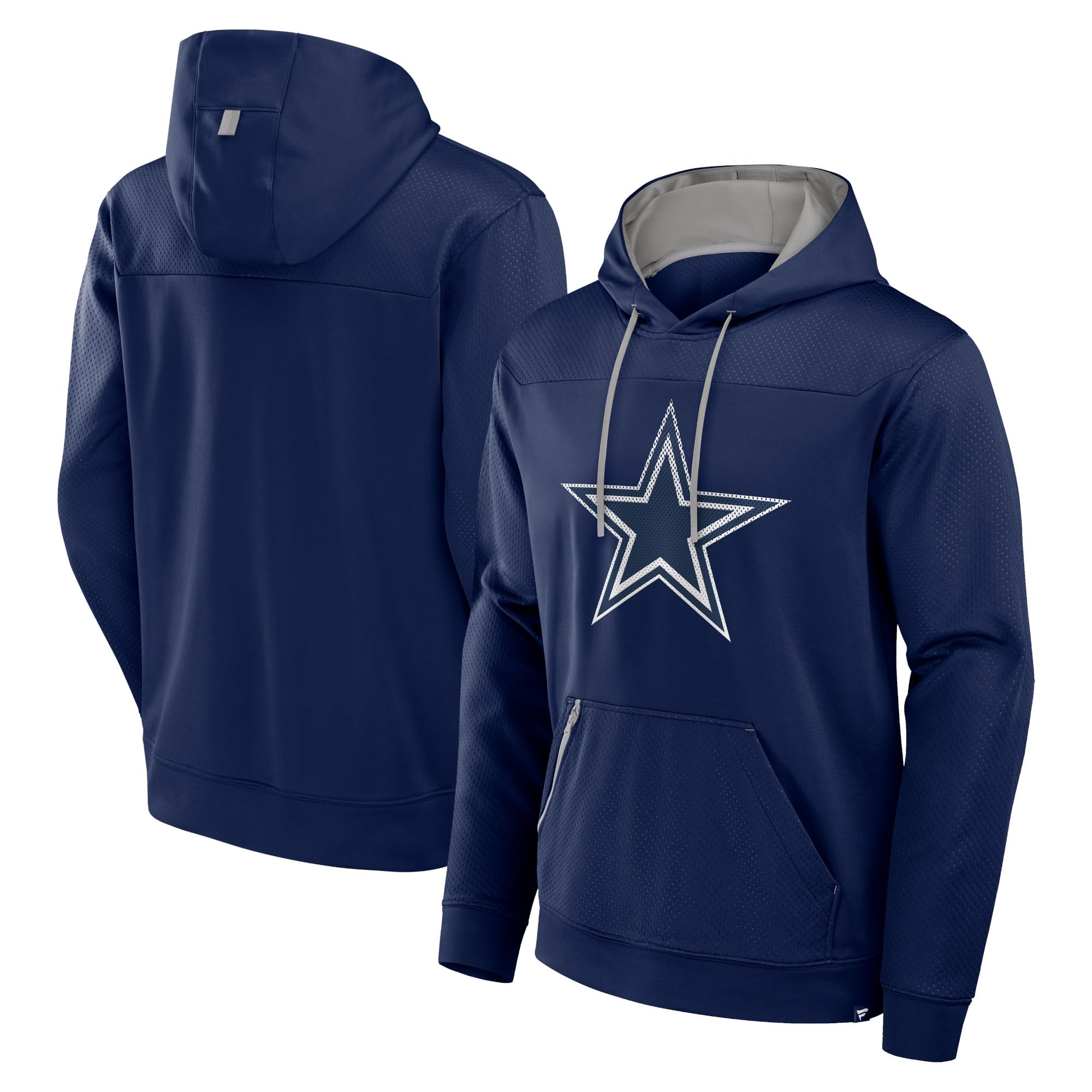 Fanatics Men's Navy Dallas Cowboys Defender Dotted Nfl Hoody - 3XL