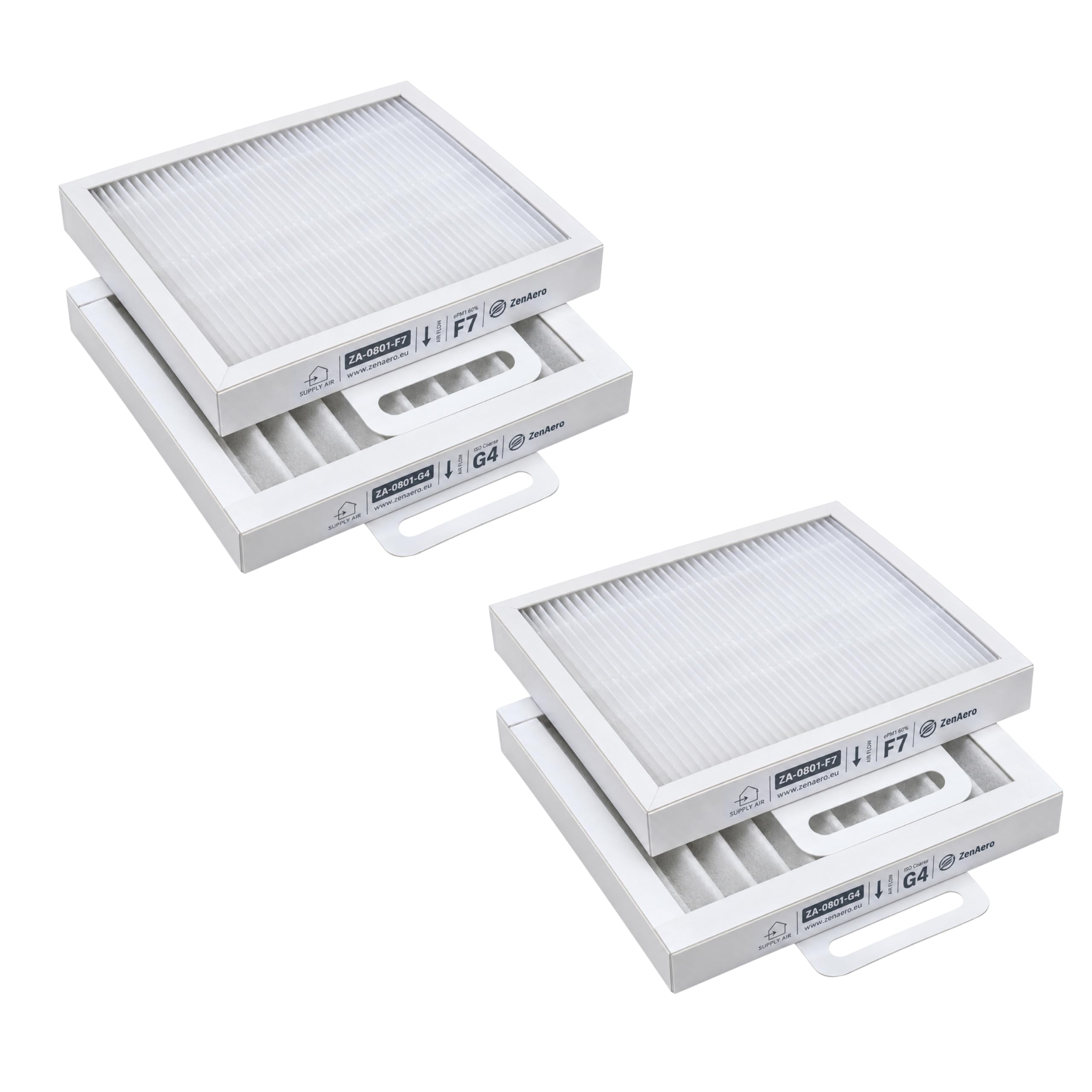 Filtry VMC Salda Smarty 2XP - F7 + G4 - 2 zestawy - 4 filtry