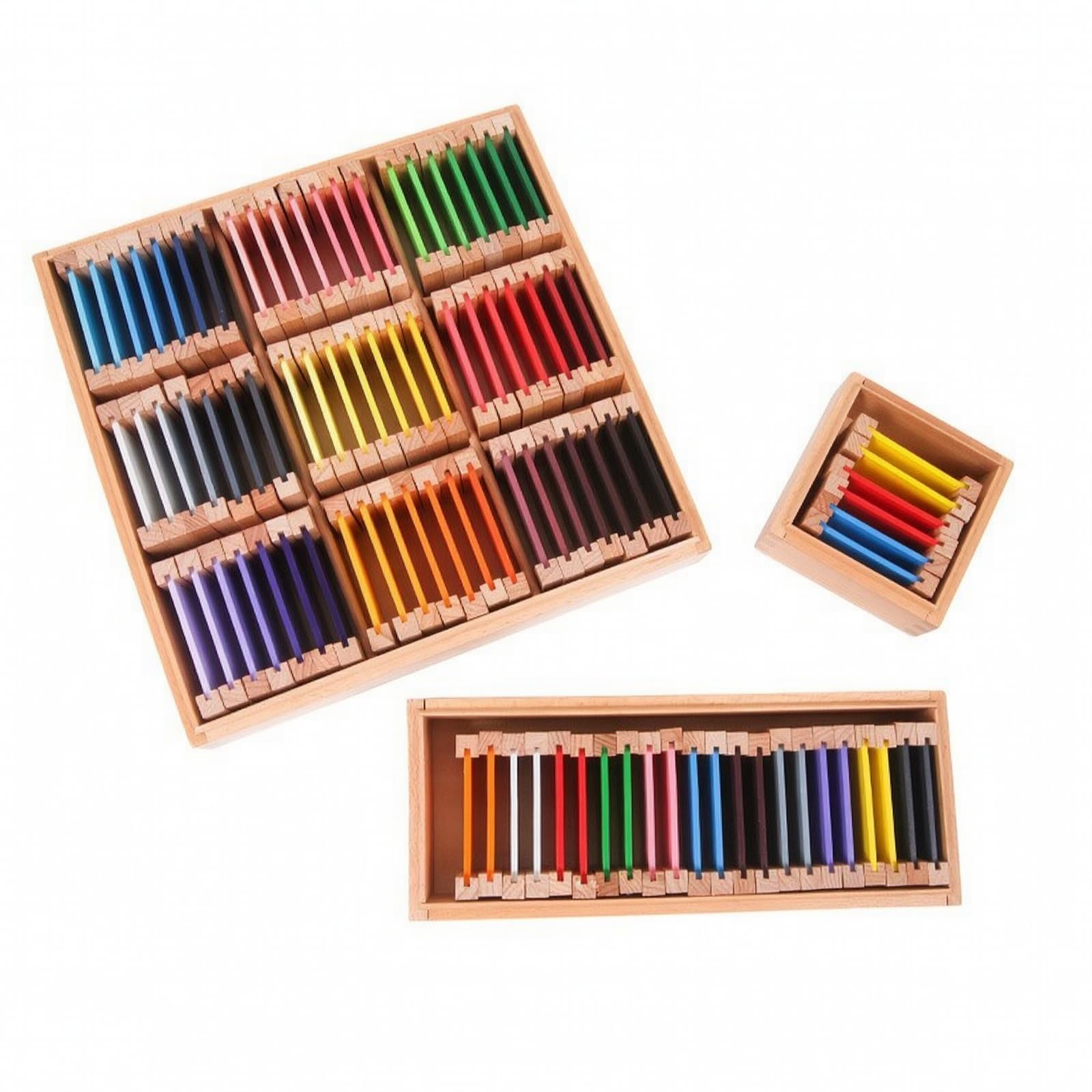 Pädagogisches Lernmaterial-Material mit tablett Bildschirmfrei Farbtäfelchen Fördert Feinmotorik Farbsortierspiel für Frühförderung, Zimmer, Vollfarbplatte Set