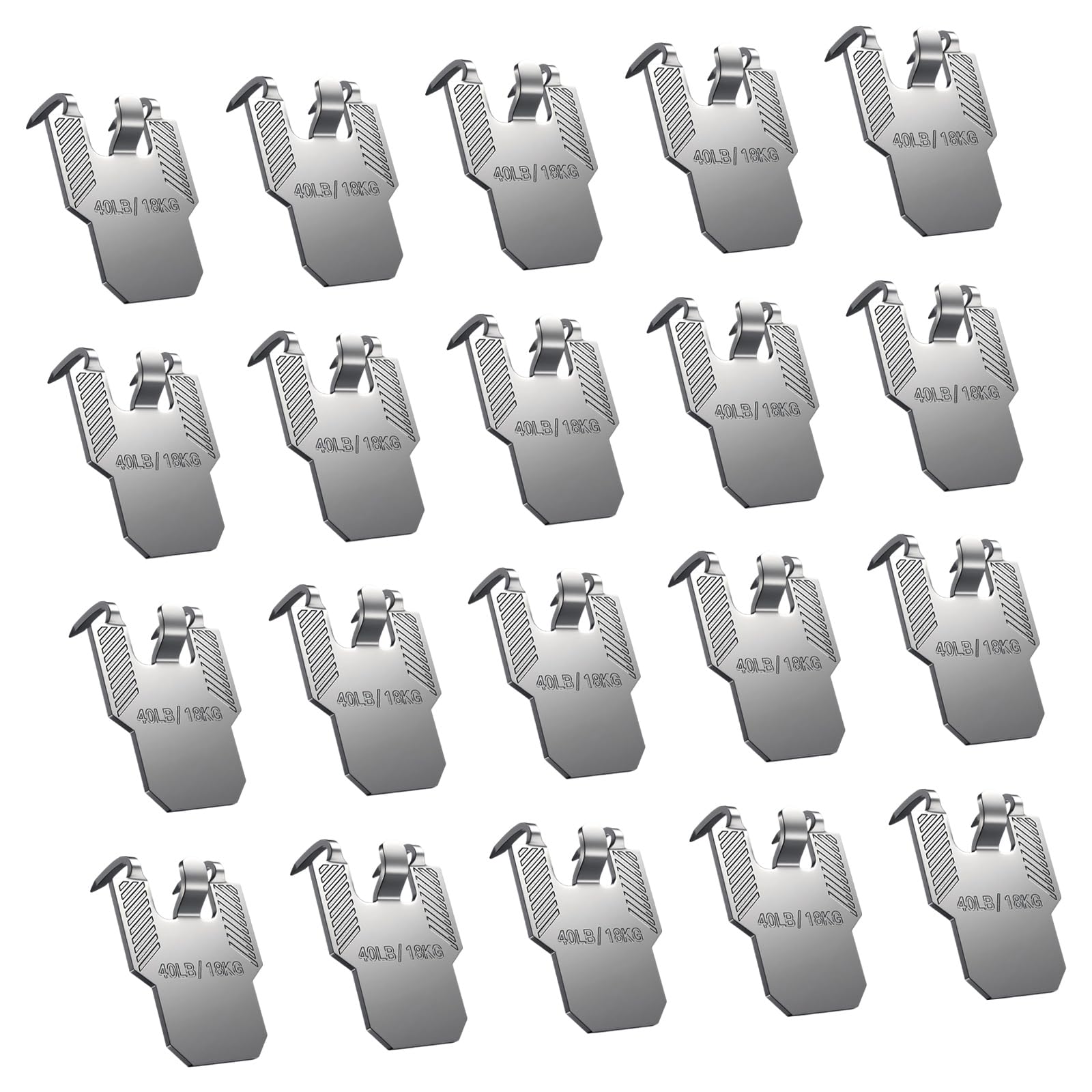 20Pcs Picture Hanging Claws Hook Drywalls Mounting Picture Frame Hanger for Securely Hanging Pictures Frame Artwork Claws Hook Drywalls Mounting Hanger for Securely Pictures Artwork