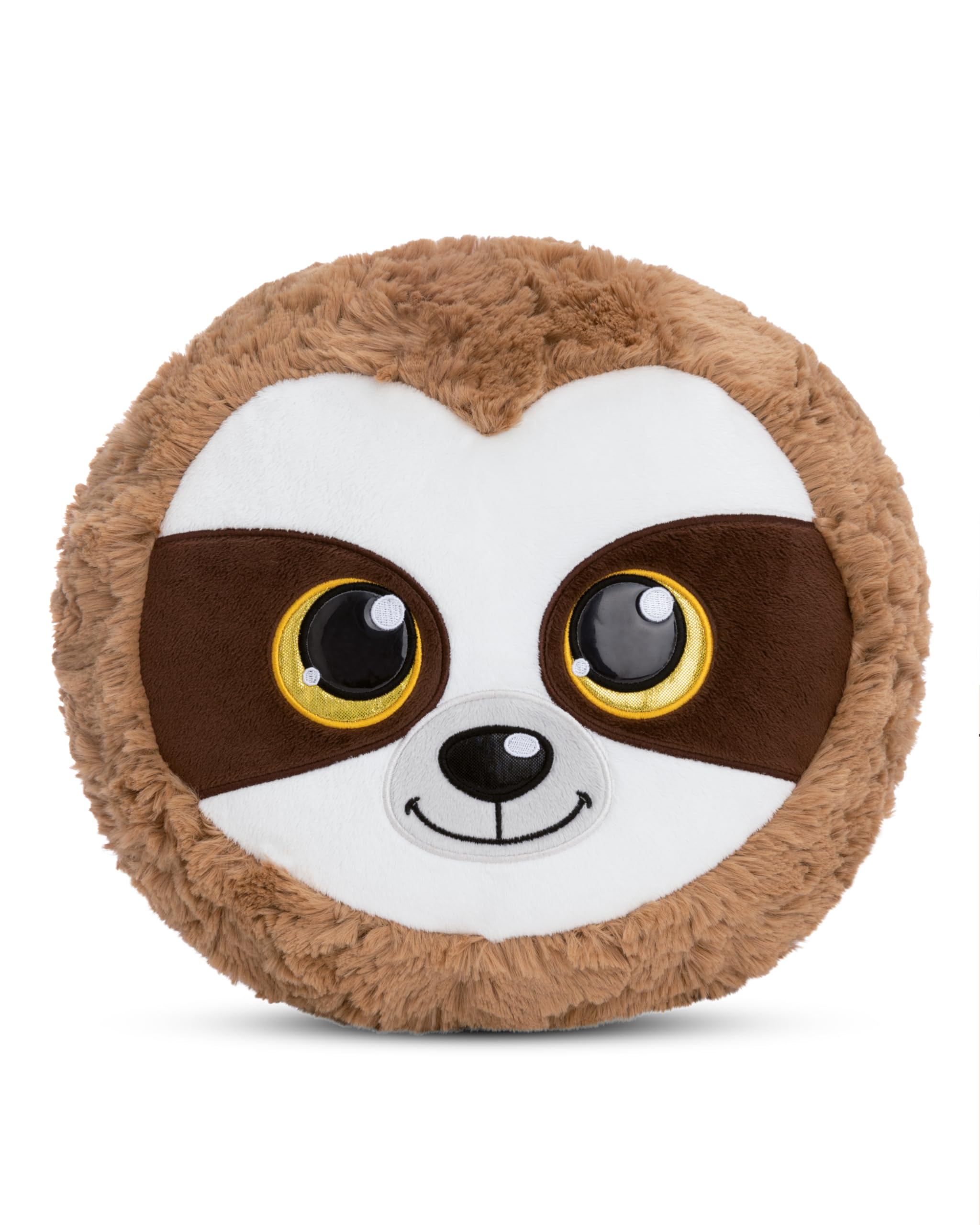 NICI cuddly toy cushion GLUBSCHIS sloth Heywood 32 x 32 cm - Fluffy-soft cuddly cushion for babies & toddlers, children's cushion for boys & girls - 61368
