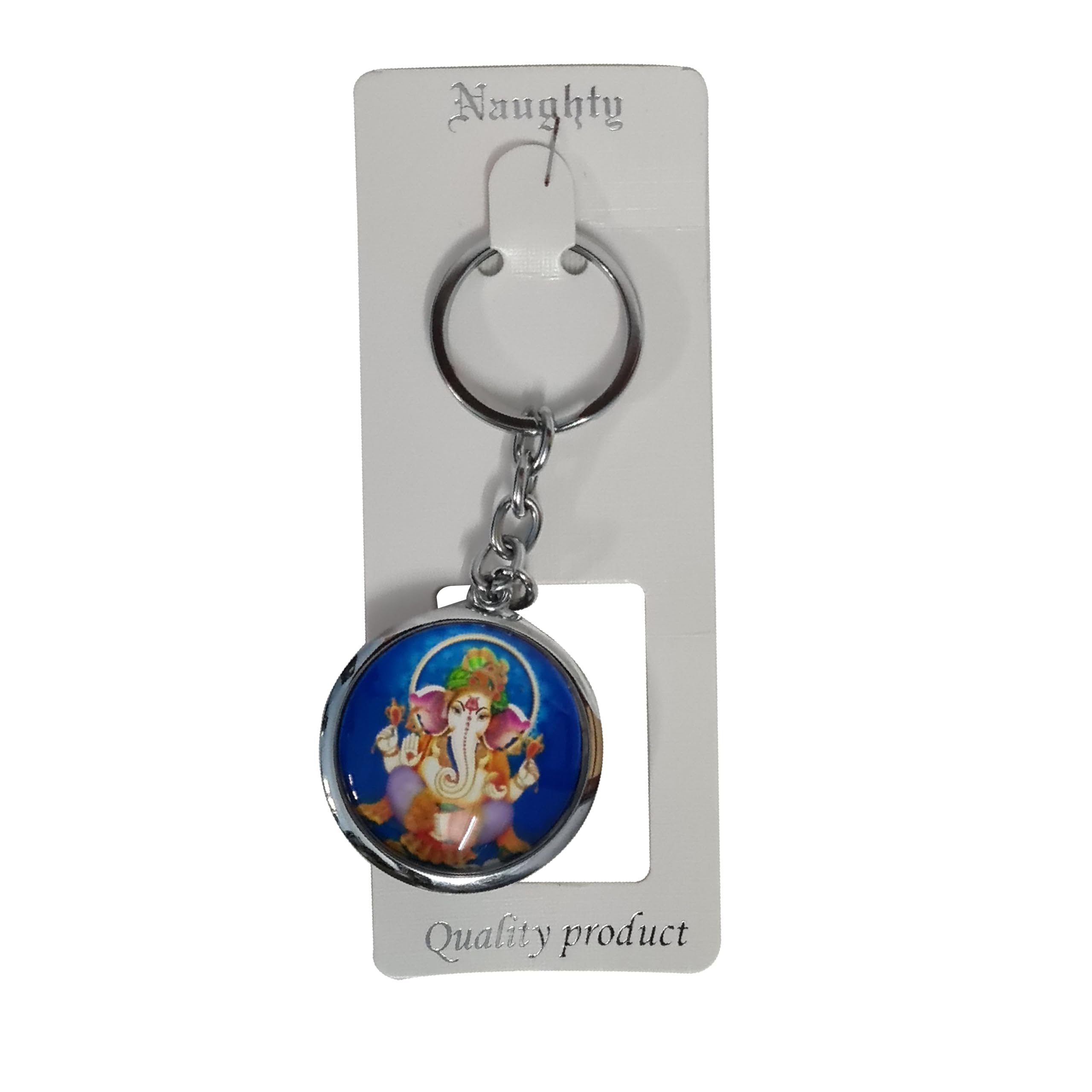 New Vinayagar Image Imprinted in a Glossy Acrylic Finish Keychain | Best Use for Money Locker, Pooja Door and Shop -1 Keychain-image-42