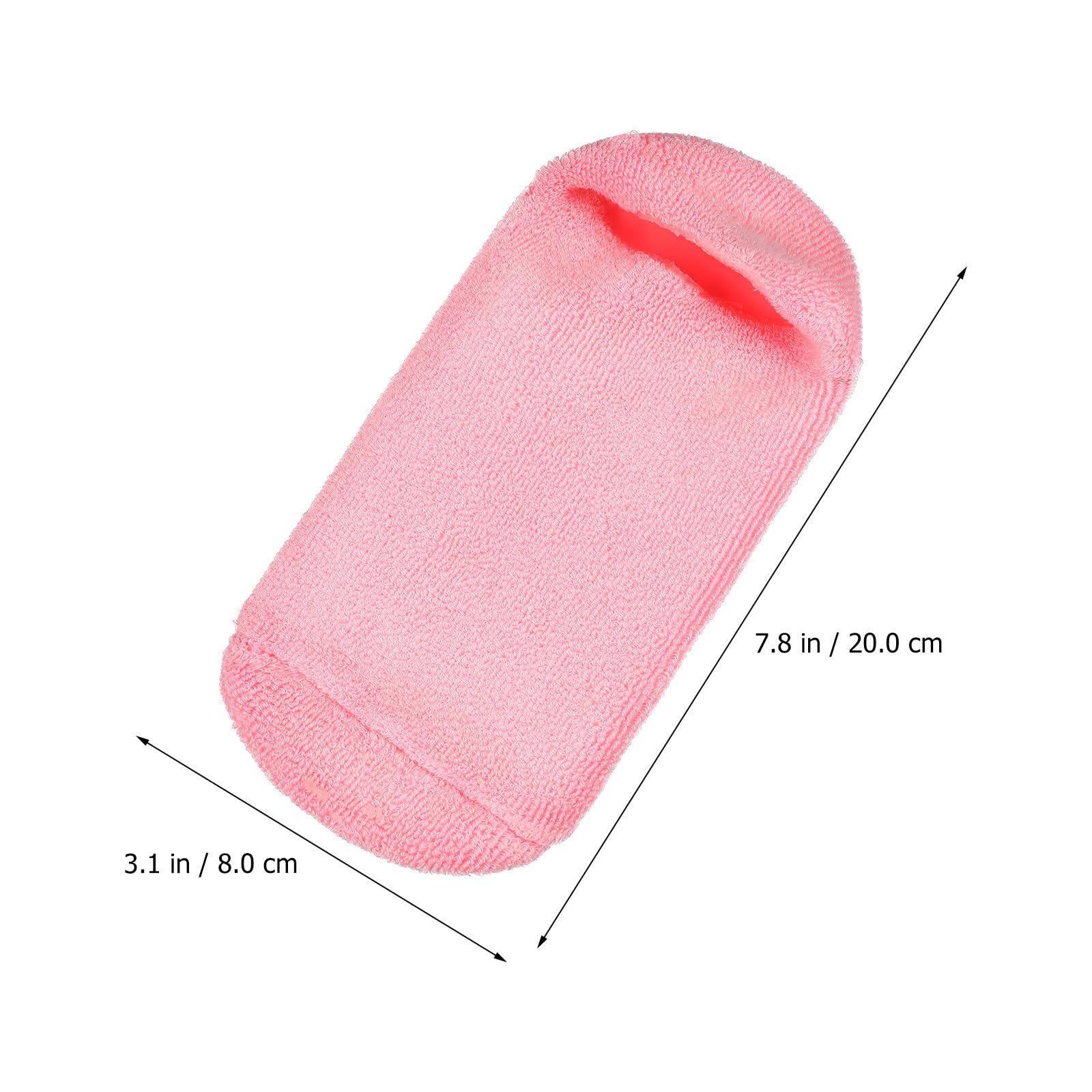 2 Juegos Calcetines Hidratantes de Spa y Guantes Hidratantes de Algodón Rosa, de Calcetines de Guantes, Liberación Continua de Aceite Mineral, Cobertura Completa, para Invierno