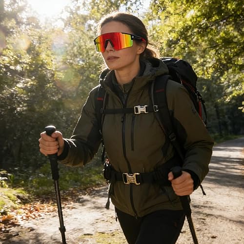 Miniatura 2 de DUCO Gafas de sol polarizadas de ciclismo para hombres y mujeres UV400 Béisbol Bicicleta de Montaña Correr Pesca Gafas de sol DC0069