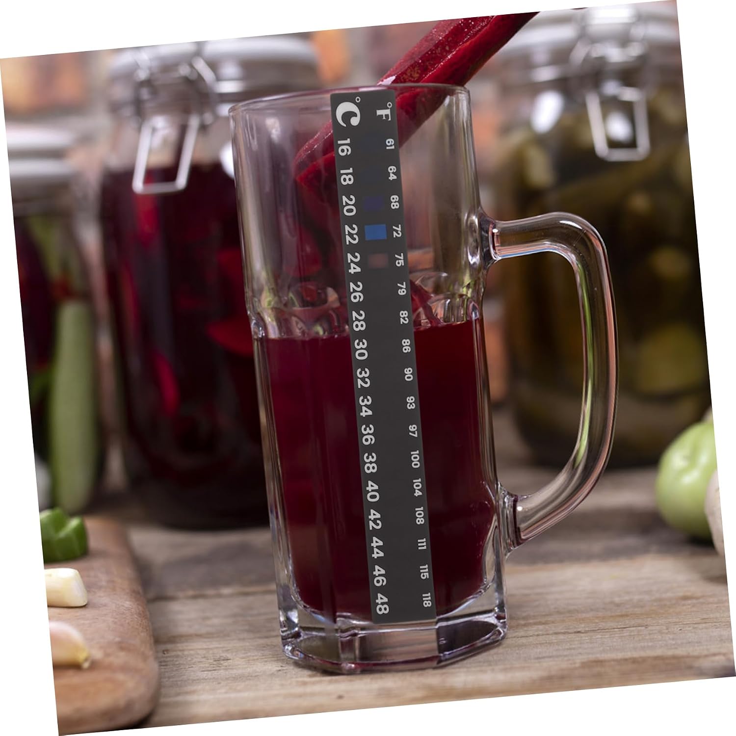 3pcs Stick on Thermometer Sticker for Brewing Bottle