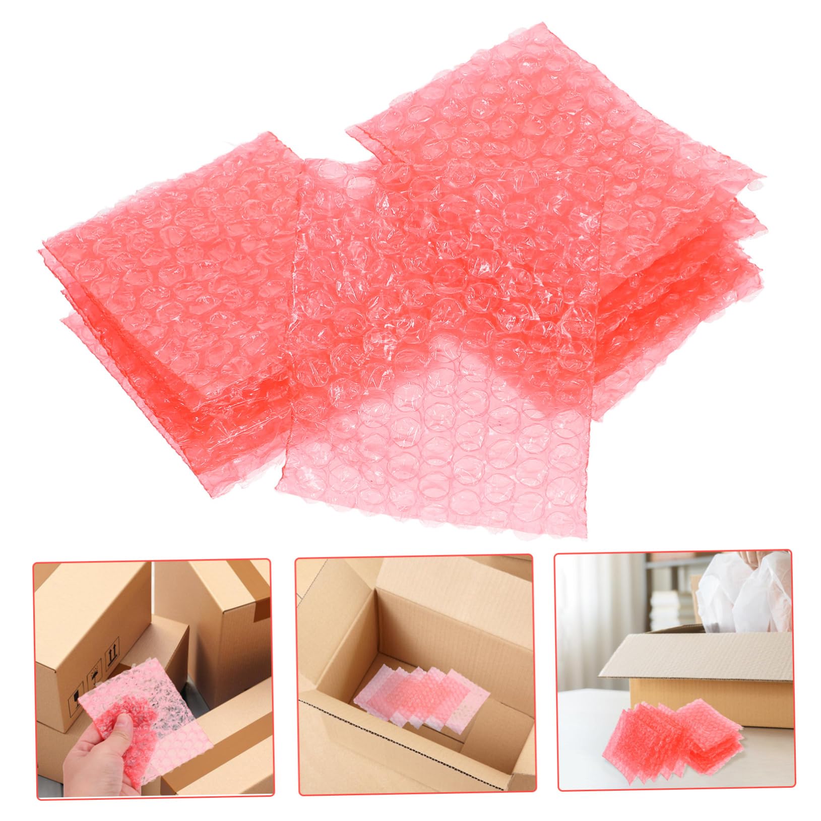 ULTECHNOVO 400pièces Pochettes à Bulles Protectrices Antistatiques Idéales Pour Expédition Déménagement Et Des Objets Fragiles Rembourré Portable Et