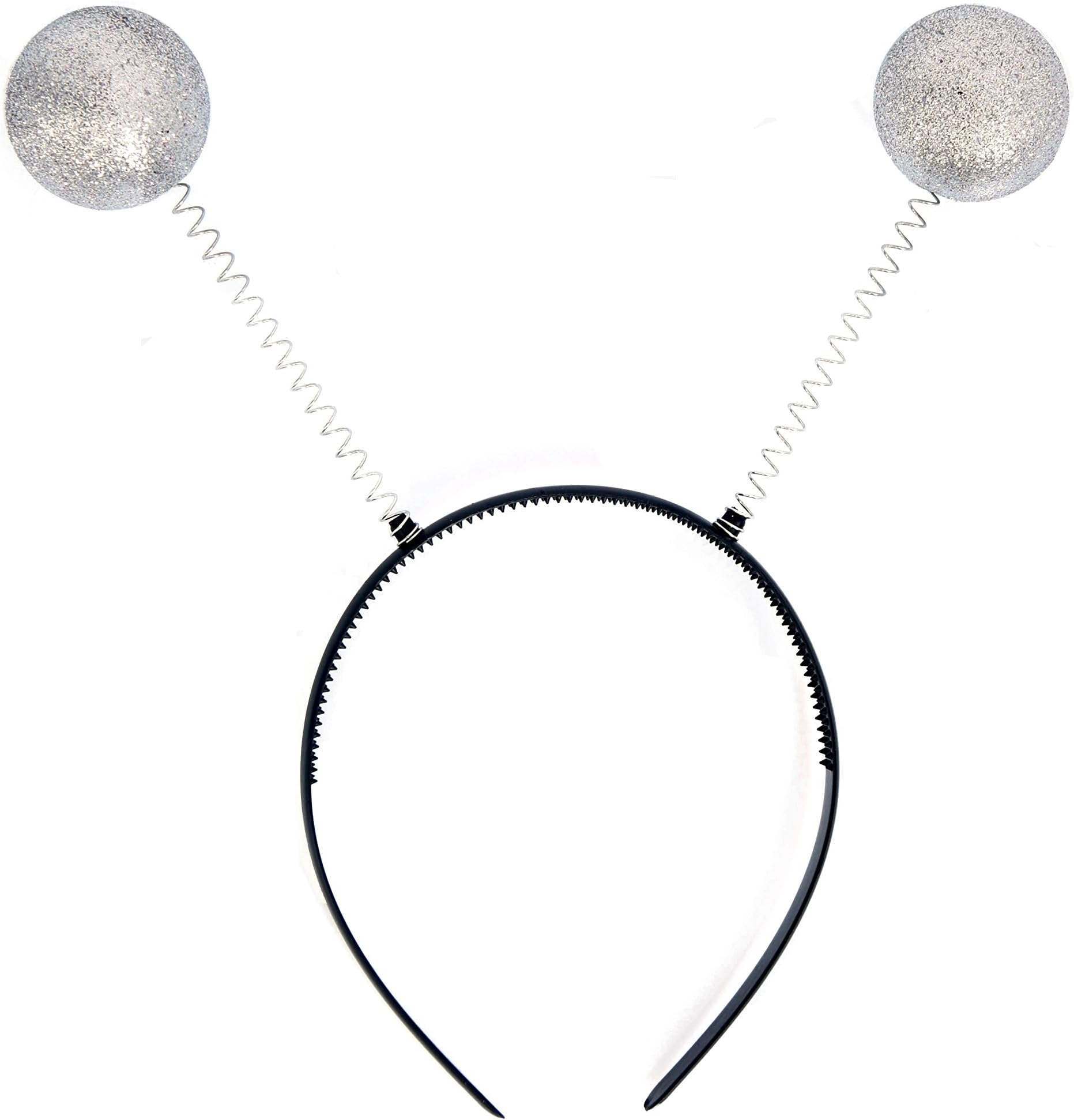 NNasell Crazy Space Martian Antenna Headband Boppers Funny Party and Costume Accessory