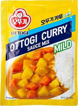 Ottogi Mild Curry Sauce Mix, 3.52 oz 100g