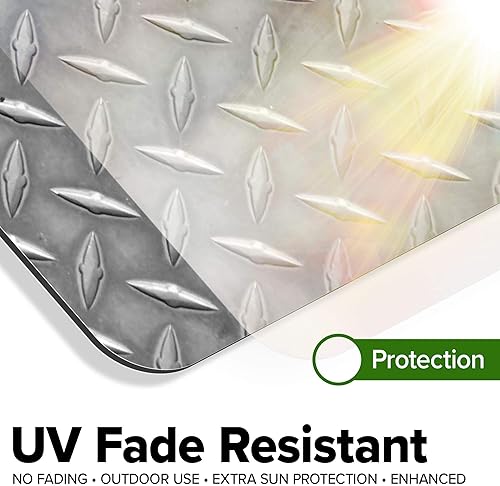 Miniatura 249 de My Sign Center - Letrero personalizado, 11 colores de fuente, 13 estilos de fuente, 4 opciones de agujero, 22 tamaños, 8 x 32 pulgadas, sin óxido,