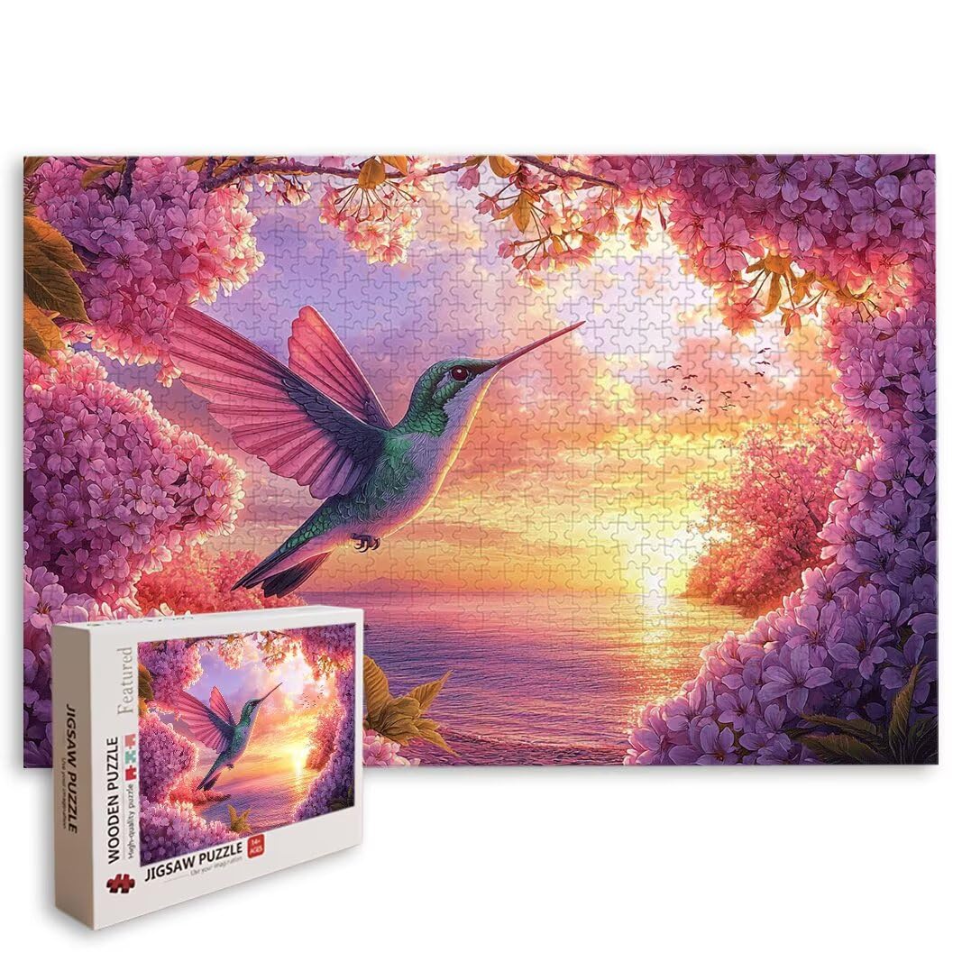 Puzzle Colibrì, Puzzle 5000 Pezzi Adulti per Decor, Regalo Donna/Uomo -8472