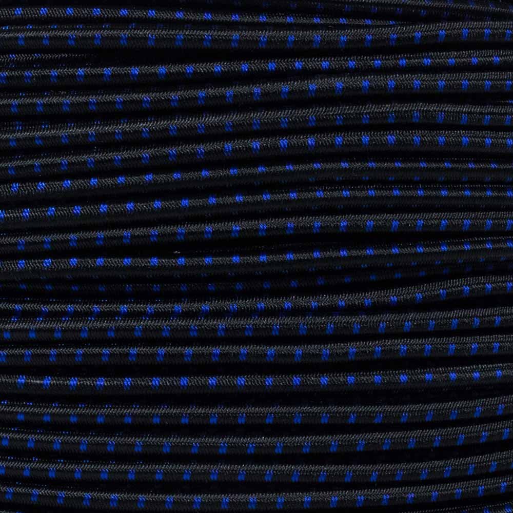 West Coast Paracord Bungee Elastic Nylon Shock Cord (3/16 Inch x 250 Feet, Thin Blue Line)