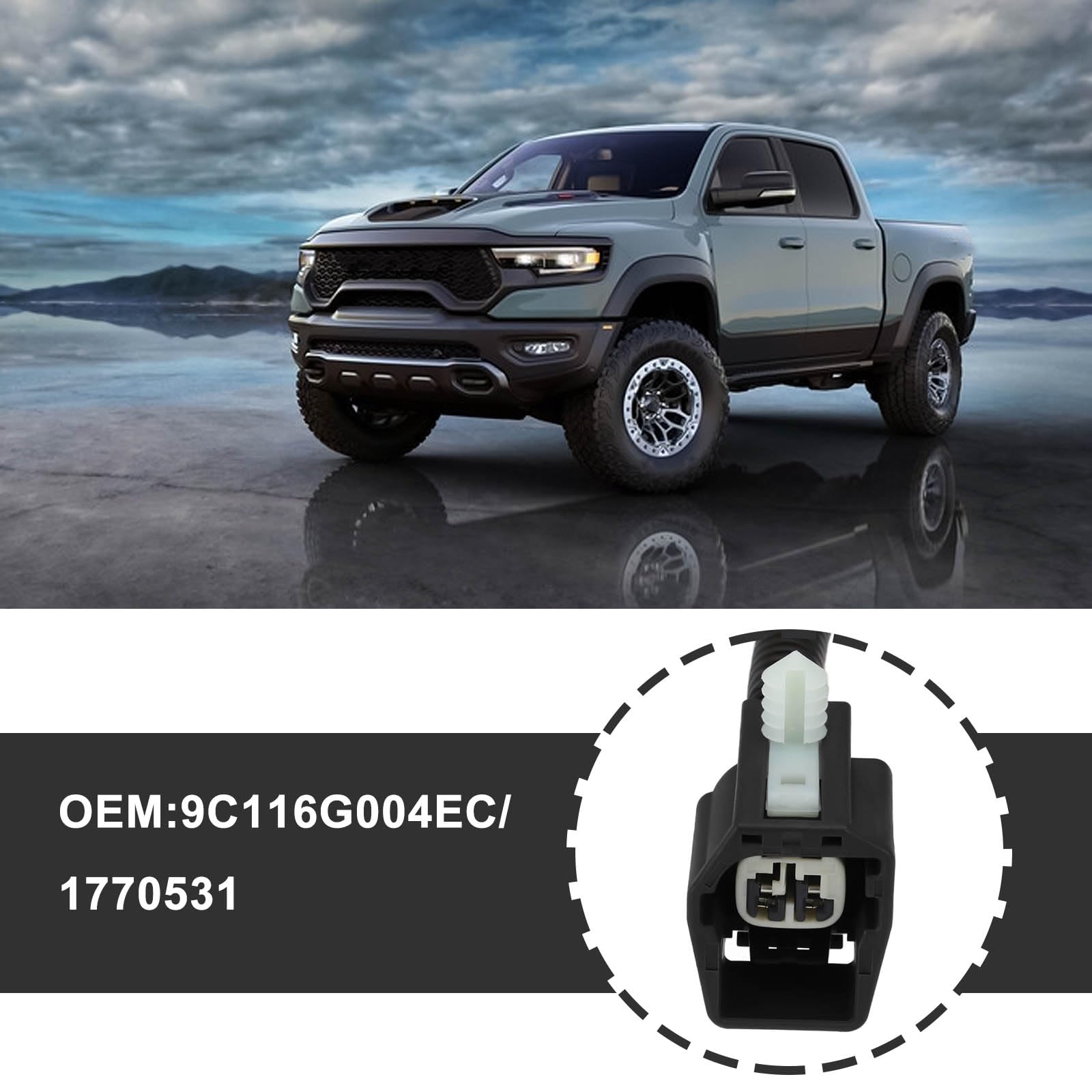 Sensore Temperatura Testa Cilindro/Coolant - Ricambio 9C116G004EC Per Ford Transit 2000-2014 E Land Rover Defender 2007-2016