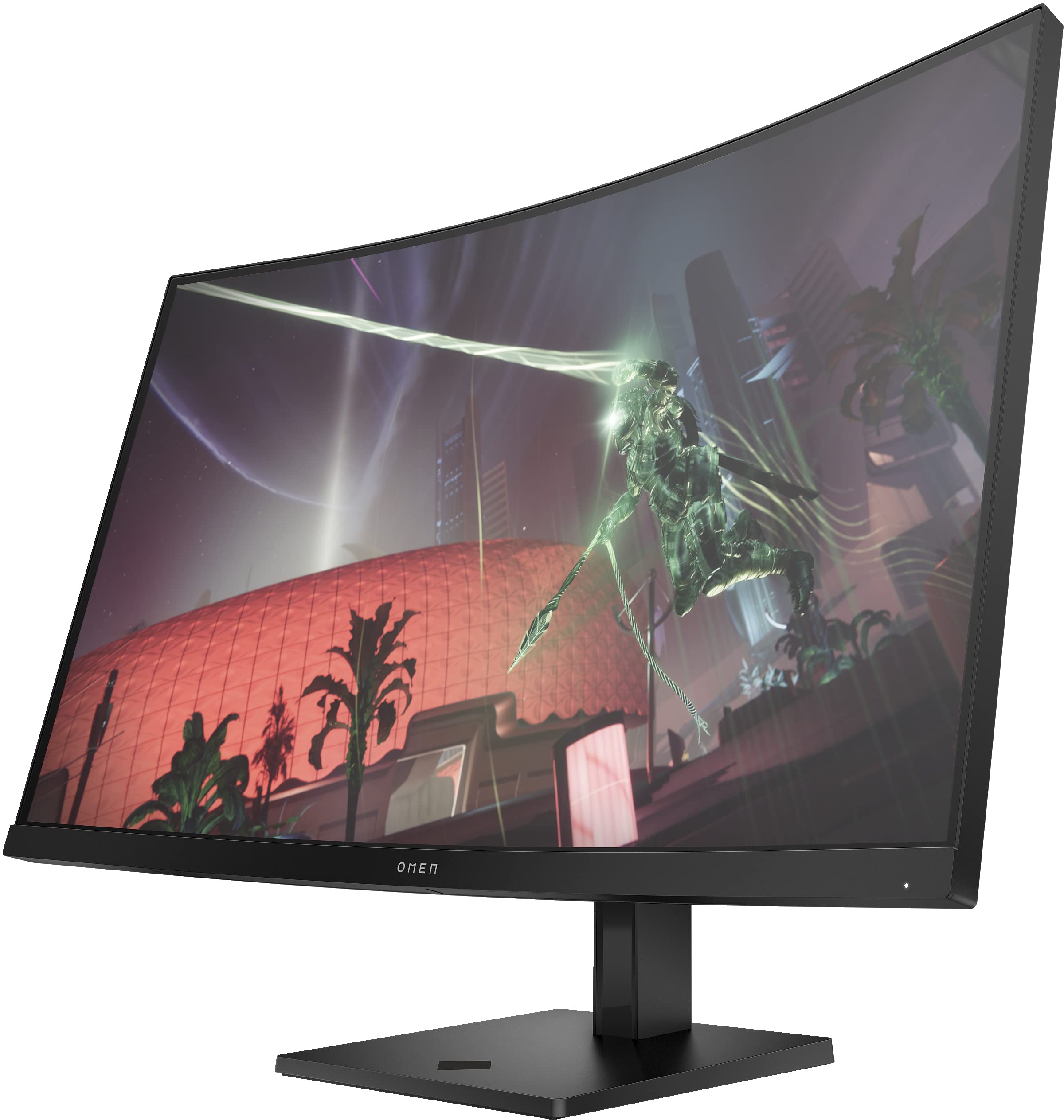 HP OMEN 32c Écran Gaming Incurvé 32" 165Hz 1ms QHD (2560 x 1440 Pixels, 16:9, Antireflet, Hauteur réglable, HDR, AMD Freesync Premium)